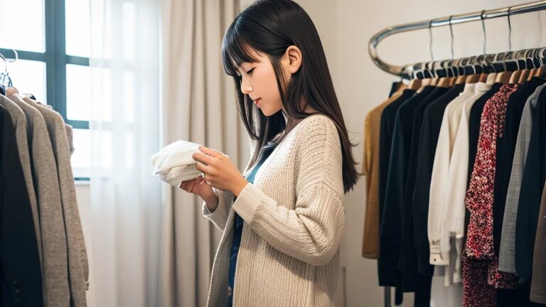 手持ちの服の確認と断捨離