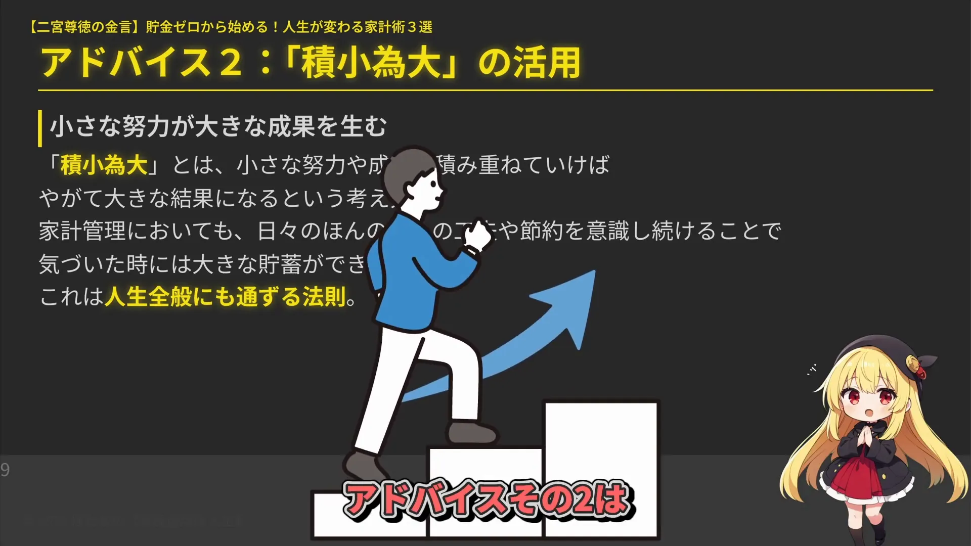 積小為大の節約ステップ